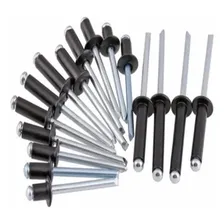 Rebite Repuxo 316 - 3,2x16 - Aluminio Preto Caixa C/1000 Pcs Foto mini  2