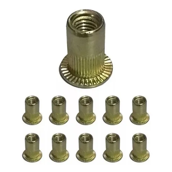 Rebite Rosca Interna M3, M4, M5, M6, M8, M10 Com 275 Peças Foto 1