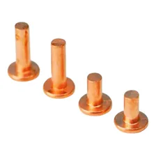 Rebites Cobre Maciço N5 - 3,97mm X 11,90mm 1kg Foto mini  2