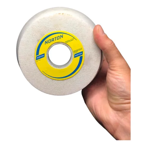 Rebolo Copo Cônico Branco Para RetÃfica 6 X 2 X 31,75mm Grão 60 Foto 1