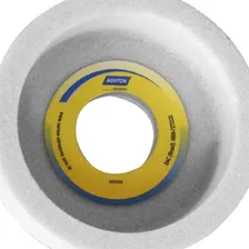 Rebolo Copo Reto Branco 101,6 Mm Grão 80 Norton Foto mini 2
