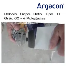 Rebolo Copo Reto Grão 60 Argacon Foto mini 3