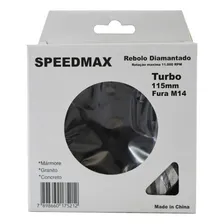 Rebolo Diamantado Disco Turbo 115mm C/ Rosca M14 - Tnt Cor Preto Foto mini 3