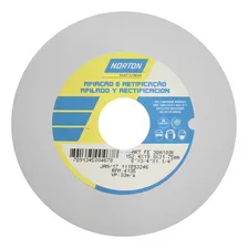 Rebolo Ferramentaria Reto 6 X 3/4 X 1.1/4 Gr 100 Norton Cor Branco Foto mini 1