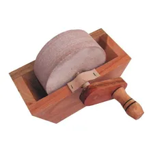 Rebolo Pedra Para Afiar/amolar Facas/facÔes C/ Caixa - Médio Foto mini 1