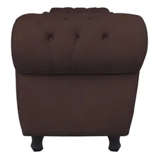 Recamier Baú Londres 1,20 M Suede Marrom D'rossi Foto mini 4