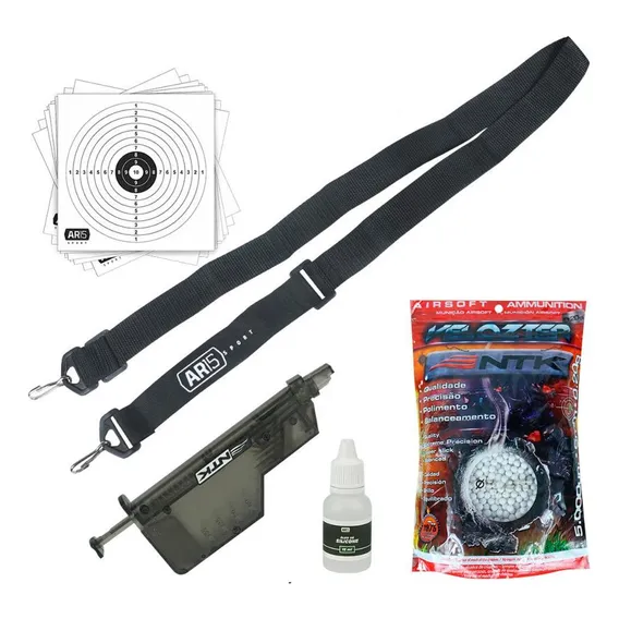 Recarregador Speed Loader Nautikaxt +oleo De Silicone +alvos Foto 1