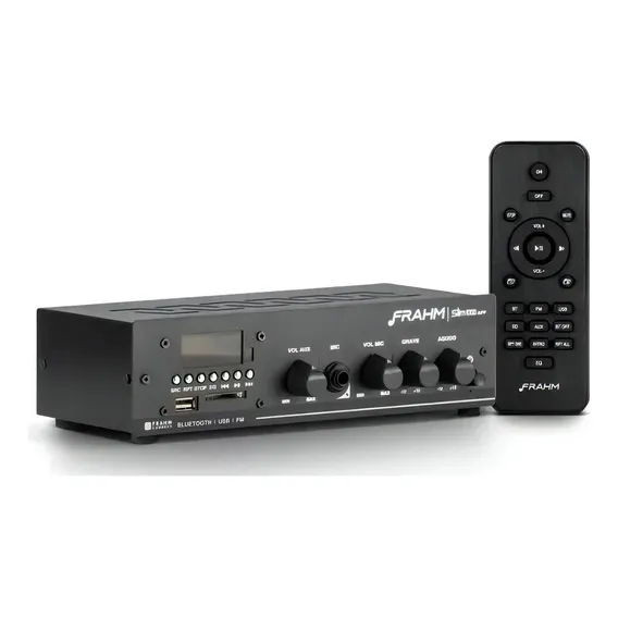 Receiver Amplificador De Som Ambiente Frahm Slim 1000 App G2 Foto 1