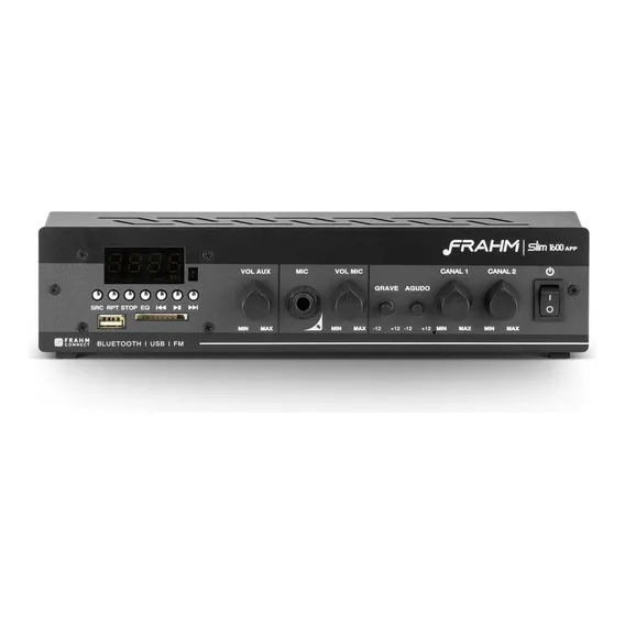 Receiver Amplificador Frahm Slim 1600 App Bluetooth Usb Fm Foto 1