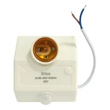 Receptaculo Bocal Soquete E27 Com Sensor De Presença Foto  mini 1