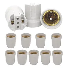 Receptáculos/ Bocal /soquete Porcelana E27 - Kit 15 Unidades Foto mini 1
