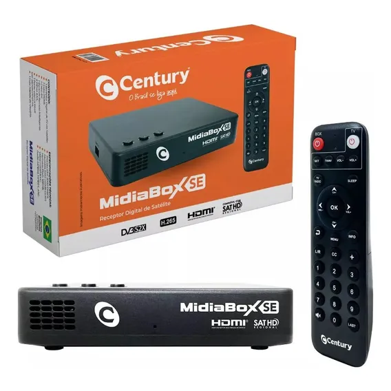 Receptor Century Midiabox Se B7 Midia Box Hd Tv Sat Regional Foto 1