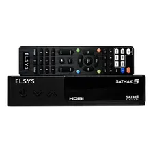 Receptor Elsys Satmax 5 com sinal digital, analógico preto 100V/240v Foto mini 4