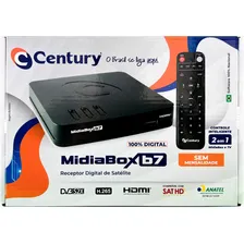 Receptor Midiabox B7 Century Midia Box B7 Hdtv Sat Regional Foto mini 1