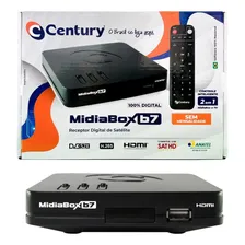 Receptor Midiabox B7 Century Preto Bivolt 2 Portas Foto mini 2