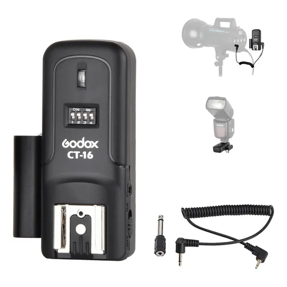 Receptor Radio Flash Ct-16 Ctr-16 Godox Tinger Foto 1