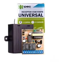Receptor Universal Com Fonte 2a 433,92 Mhz 1 E 2 Canais Ipec Foto mini 1