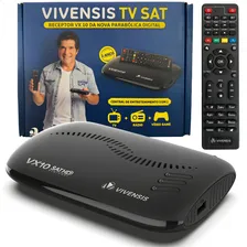 Receptor Vivensis VX10 Nova Parab贸lica Digital Sathd 110/220V Preto Foto mini 1