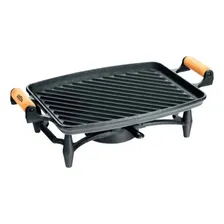 Réchaud 2 Mil Grill 33 X 25 Cm Alça Madeira Panela Mineira Foto mini 1