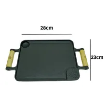 Rechaud A Alcool 23x28 Dupla Face De Ferro Fundido Foto mini 3