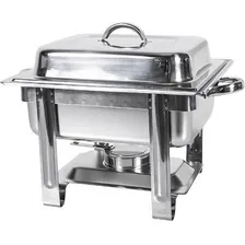 Rechaud Aço Inox 4 Litros Banho Maria Foto mini 1