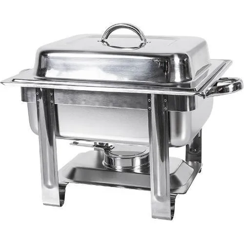 Rechaud Aço Inox 4 Litros Banho Maria Foto 1