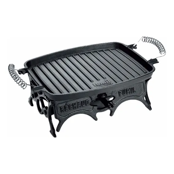 Réchaud Chapa Grill 31 X 24,5 Cm Alça Espiral Panela Mineira Foto 1
