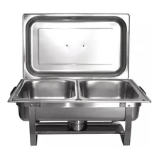 Rechaud Inox 2 Cubas 13 Litros Banho-maria Rich么a Foto mini 1