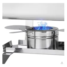 Rechaud Inox 2 Cubas 9 Litros Banho-maria Rich么a Foto mini 4