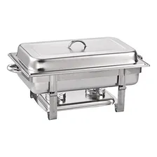 Rechaud Inox Inteiro 9 Lt Banho Maria Profissional Foto mini  2