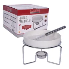 Rechaud Para Queijo Brie Com Faca Com Queimador Presente Foto mini 3