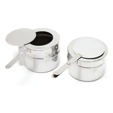 Rechaud Retangular Inox 3 Cubas Gn 1/3 9 L E Tampa Removível S/V Foto mini 2
