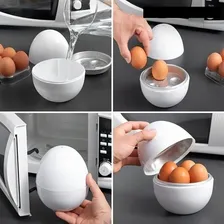 Recipiente Para Cozinhar Ovos Microondas Prático E Saudável Foto mini  2