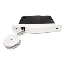 Recolhedor de embutir Udinese Ventilação integrada em Alumínio Branco Foto mini  2