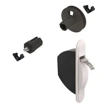 Recolhedor de embutir Udinese Ventilação integrada em Alumínio Branco Foto  mini 1