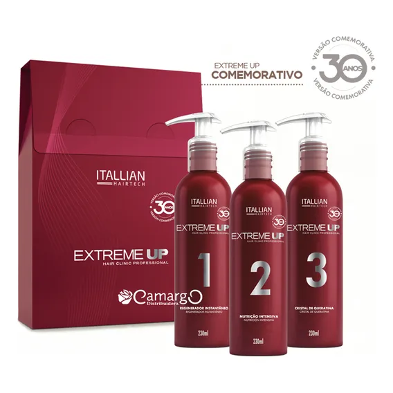 Reconstrução Itallian Hairtech EXTREME UP restauração, reconstrução de 300ml 860g Foto 1