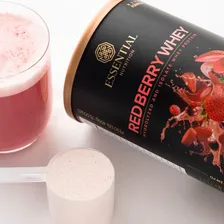 Red Berry Whey Essential Nutrition 450g Ganhe Foto mini  2