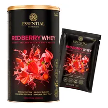Red Berry Whey Essential Nutrition 450g Ganhe Foto  mini 1