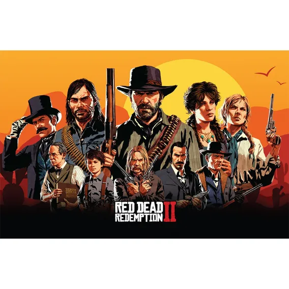 Red Dead Redemption 2 - P么ster Gigante Foto 1