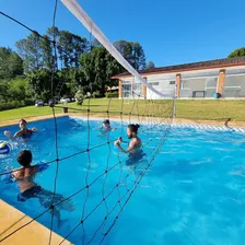 Rede De Biribol V么lei De Piscina 4 Metros Branca Foto mini 2