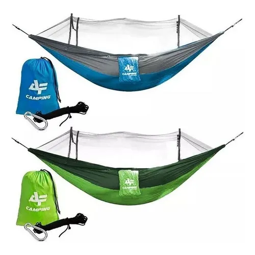 Rede Descanso Com Mosquiteiro Acampamento Albatroz Dc-w02 Cor Verde Foto 1