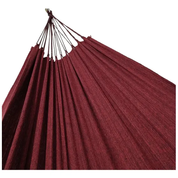 Rede Dormir Descanso Casal Balanço Grande Basica Resistente Cor Vermelho Foto 1