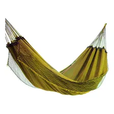 Rede Dormir Descanso Jeans Casal Balanço - Varias Estampas Cor Amarelo Mesclado Foto mini 1