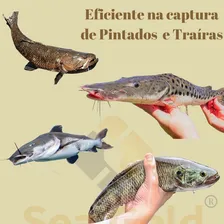 Rede Pesca Malha 4 X 4cm ( 40mm ) Fio 0.30 50 Metros Foto mini 3