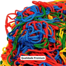Rede Tela De Segurança Para Cama Elástica Pula Pula Encaixe: 3.00m / 3.05m/ 3.10m Redinha Colorida Val Brinquedos Foto mini  2