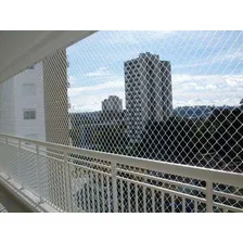 Rede Tela Proteção Gatil Janelas Malha 3x3 - 4,2x35m Branca Foto mini 3