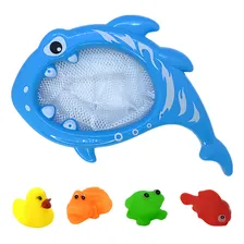 Rede Tubarão Pescaria Patinho Sapinho Brinquedo Banheira Foto mini  3