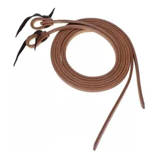 Rédea Aberta Couro Bufalo Grossa Cavalo 16mm Boots Horse Cor Marrom Foto mini 2
