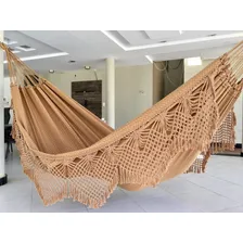 Redes Descanso Dormir Casal Luxo Gigante Caramelo Foto mini  2