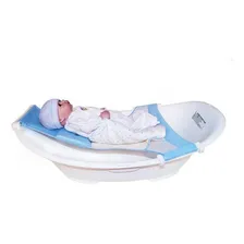 Redinha Para Banheira B21410 Com Tamanho Ajustável Azul Baby Bath Foto mini 3